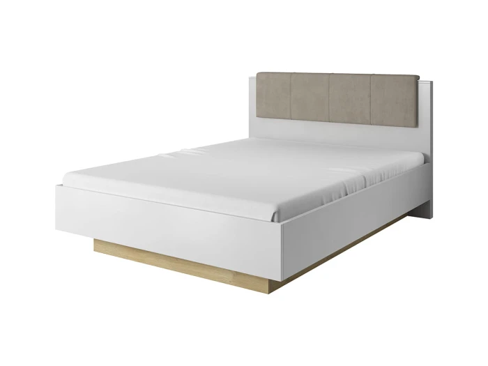 ARCO Bed – Opbergruimte – Wit/Eik & Grafiet/Eik – 160x200