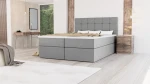Bed - Boxspring MERA bed met laden - Topper tweepersoonsbed - 200x200 cm