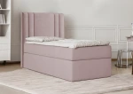 Boxspring bed RALI MINI - Topper veerkern - 90x200 cm - kleur keuze!