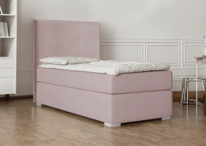  Boxspring bed BERG MINI - Topper veerkern - 80x200 cm